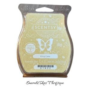 Scentsy king cake wax bar melt. Free shipping